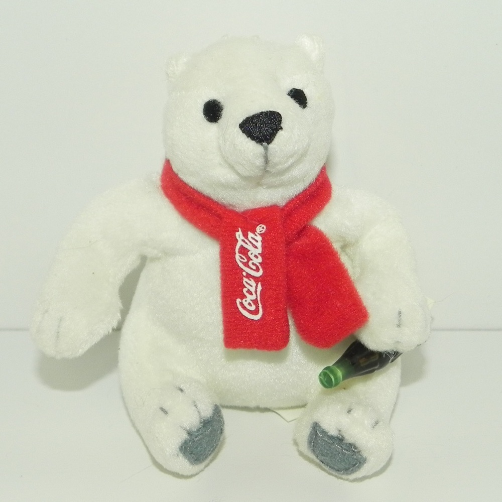 Coca-Cola Polar Bear Christmas Ornament Coke 4”